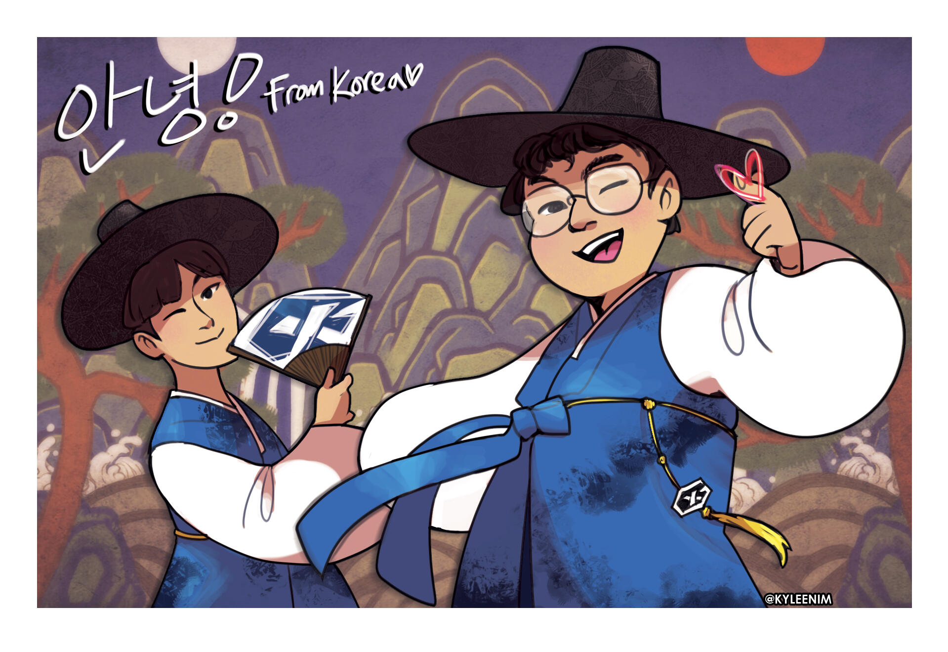 Noah and Jun by Kyleenim